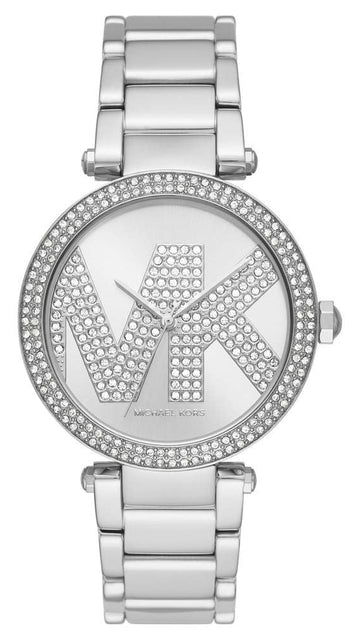 Michael Kors Parker Silver Dial Silver Steel Strap Watch for Women - MK5925