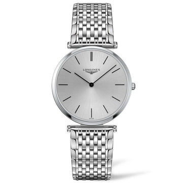 Longines La Grande Classique De Longines Silver Dial Silver Steel Strap Watch for Women - L4.755.4.72.6