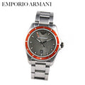 Emporio Armani Sigma Quartz Grey Dial Grey Steel Strap Watch For Men - AR11178