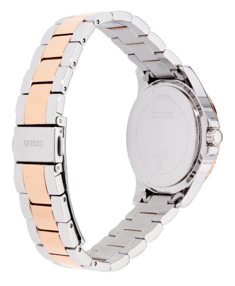 Guess Mist Quartz Silver Dial Two Tone Steel Strap Watch For Women - W0443L4