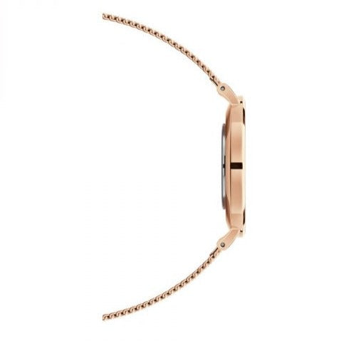 Daniel Wellington Petite Rose Gold Dial Rose Gold Mesh Bracelet Watch For Women - DW00100471