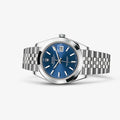 Rolex Datejust 41 Oyster Blue Dial Silver Oystersteel Jubilee Bracelet Watch for Men - M126300-0002