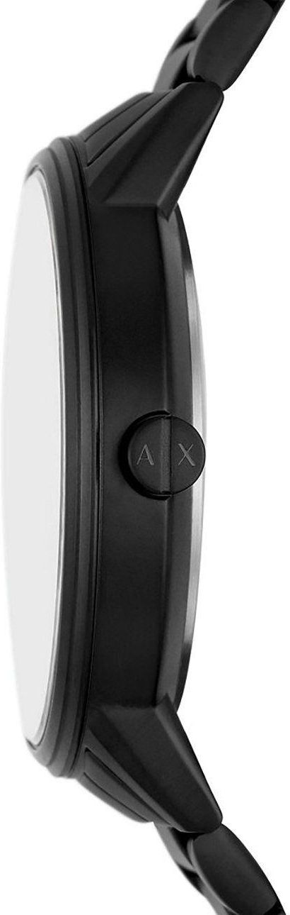 Armani Exchange Cayde Chronograph Black Dial Black Steel Strap Watch for Men - AX2748