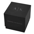 Armani Exchange Cayde Chronograph Black Dial Gold Steel Strap Watch for Men - AX2747