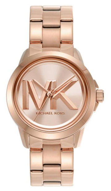 Michael Kors Brynn Analog Rose Gold Dial Rose Gold Steel Strap Watch For Women - MK7318