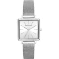 Armani Exchange Lola Quartz Silver Dial Silver Mesh Strap Watch For Women - AX5800