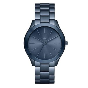 Michael Kors Runway Quartz Blue Dial Blue Steel Strap Watch For Women - MK3419