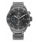 Tommy Hilfiger Trent Chronograph Grey Dial Grey Steel Strap Watch For Men - 1791806