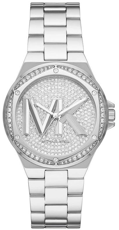 Michael Kors Lennox Quartz Silver Dial Silver Steel Strap Watch For Women - MK7234