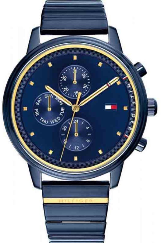 Tommy Hilfiger Blake Blue Dial Blue Steel Strap Watch for Women - 1781893