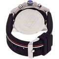 Tommy Hilfiger Decker Quartz Black Dial Black Rubber Strap Watch for Men - 1791473