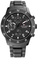 Tommy Hilfiger Jimmy Chronograph Grey Dial Grey Steel Strap Watch For Men - 1791951