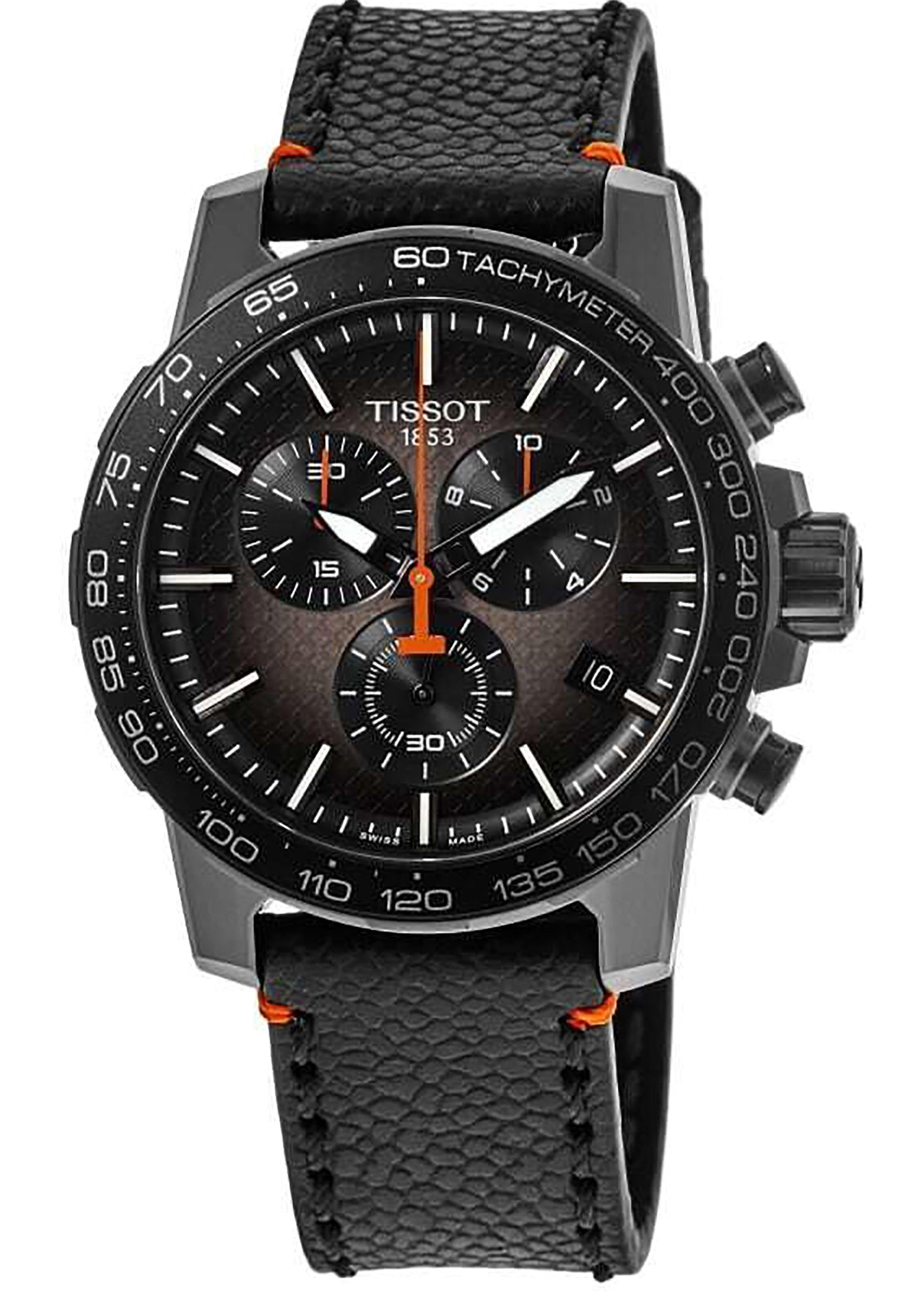 Tissot Supersport Chrono Grey Dial Black Nylon Strap Watch For Men - T125.617.36.081.00