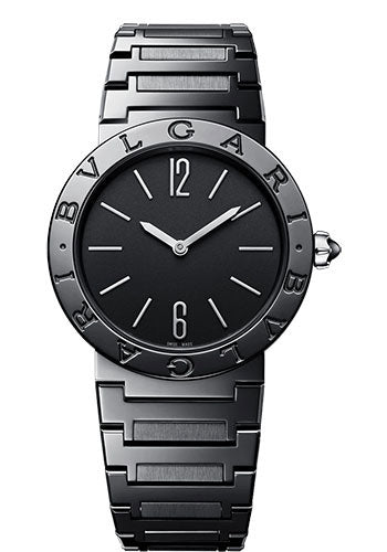 Bvlgari Bvlgari Lady Black Dial Black Steel Strap Watch for Women - BVLGARI103557