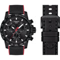 Tissot Supersport Chrono Giro D'Italia Black Dial Black Nylon Strap Watch for Men - T125.617.37.051.00