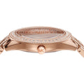 Michael Kors Harlowe Rose Gold Dial Rose Gold Steel Strap Watch For Women - MK4710