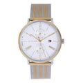 Tommy Hilfiger Jenna Quartz White Dial Two Tone Mesh Bracelet Watch for Women  - 1782074