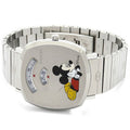 Gucci Grip x Disney Quartz Silver Dial Silver Steel Strap Unisex Watch - YA157419