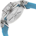 Tissot T Race Chronograph White Dial Blue Rubber Strap Watch for Women - T048.217.17.017.02