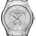 Emporio Armani Dress Quartz Silver Dial Silver Steel Strap Watch For Men - AR11084