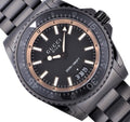 Gucci Dive Quartz Black Dial Black Steel Strap Watch For Men - YA136213