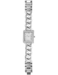 Michael Kors Emery Three Hand White Dial Silver Steel Strap Watch For Women - MK7438