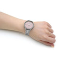 Michael Kors Pyper Three Hand Pink Dial Silver Steel Strap Watch For Women - MK4631