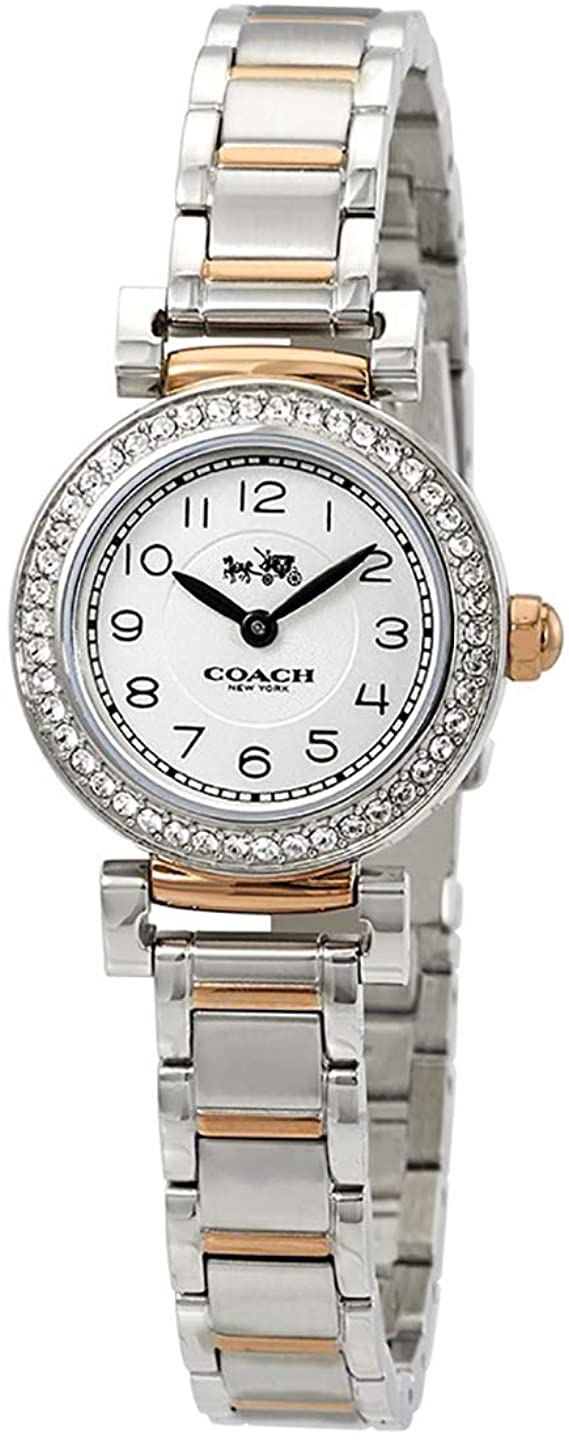 Coach Madison Silver Dial Two Tone Steel Strap Watch for Women - 14502404