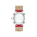 Coach Perry White Dial Red Leather Strap Watch for Women - 14503515