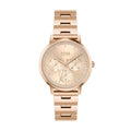 Hugo Boss Prima Gold Dial Gold Steel Strap Watch for Women - 1502571