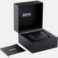 Hugo Boss Dapper Chronograph Black Dial Black Steel Strap Watch For Men - 1513929