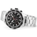 Hugo Boss Energy Chronograph Black Dial Silver Steel Strap Watch For Men - 1513971