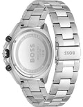 Hugo Boss Energy Chronograph Black Dial Silver Steel Strap Watch For Men - 1513971