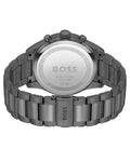 Hugo Boss View Chronograph Grey Dial Grey Steel Strap Watch For Men - 1513991