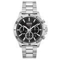 Hugo Boss Troper Chronograph Blue Dial Silver Steel Strap Watch For Men - 1514057