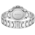 Hugo Boss Troper Chronograph Blue Dial Silver Steel Strap Watch For Men - 1514069