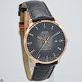 Mido Commander Automatic Black Dial Black Leather Strap Watch For Men - M021.407.36.411.00