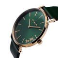 Coach Perry Green Dial Green Leather Strap Watch for Women - 14503383-C