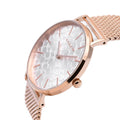 Coach Perry Silver Dial Rose Gold Mesh Bracelet Watch for Women - 14503386