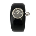 Emporio Armani Casual Analog Black Dial Black Leather Strap Watch For Women - AR0739