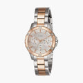 Guess Mist Quartz Silver Dial Two Tone Steel Strap Watch For Women - W0443L4