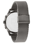 Tommy Hilfiger Weston Chronograph Grey Dial Grey Mesh Bracelet Watch For Men - 1710506