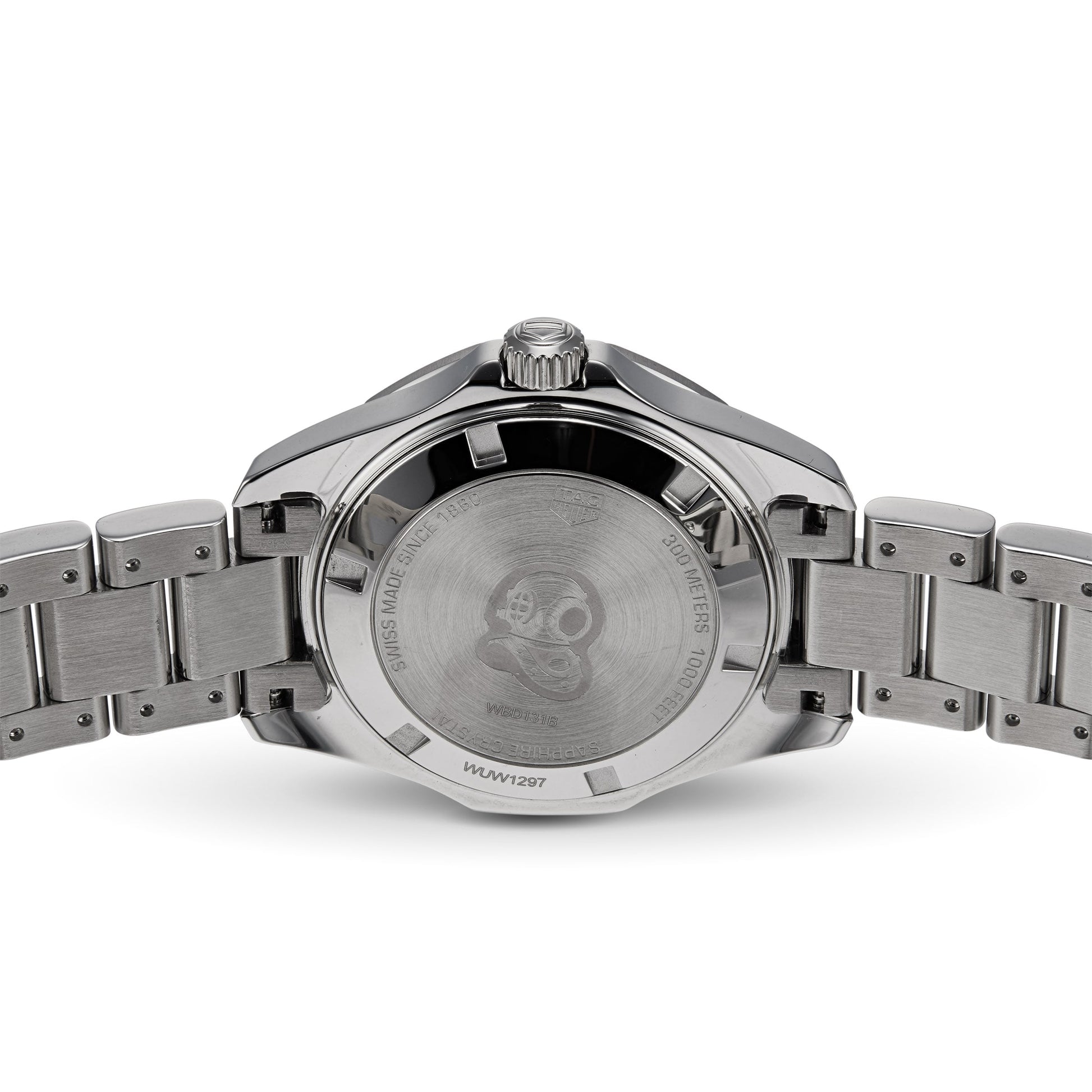 Tag Heuer Aquaracer Diamonds Mother of Pearl Dial Silver Steel Strap Watch for Women - WBD131B.BA0748