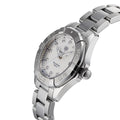 Tag Heuer Aquaracer Diamonds Mother of Pearl Dial Silver Steel Strap Watch for Women - WBD131B.BA0748