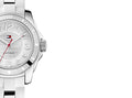 Tommy Hilfiger K2 White Dial White Rubber Strap Watch for Women - 1781306