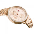 Tommy Hilfiger Carly Rose Gold Dial Rose Gold Stainless Steel Strap Watch for Women - 1781788