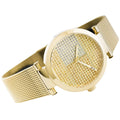 Tommy Hilfiger Lynn Quartz Gold Dial Gold Mesh Bracelet Watch For Women - 1781867