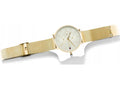 Tommy Hilfiger Jenna Quartz White Dial Gold Mesh Bracelet Watch For Women - 1781943