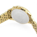 Tommy Hilfiger Ari Multifunction Diamonds Silver Dial Gold Steel Strap Watch for Women - 1781977