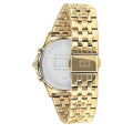 Tommy Hilfiger Ari Multifunction Diamonds Silver Dial Gold Steel Strap Watch for Women - 1781977